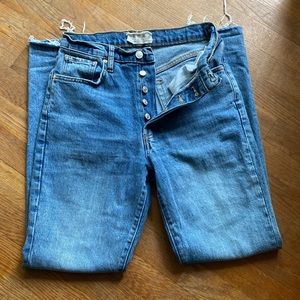 Free people size 27 high waisted jeans